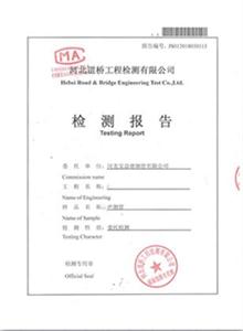 沧州公司检测报告